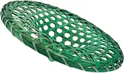 [BESPORTBLE] Traditional Bamboo Woven Hat for Oriental Cosplay Cap Lightweight Breathable for Dance Performances School Shows Festivals Green