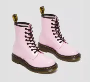 NEW Dr. Martens 1460 Womens 11 Pale Pink Patent Lamper Lace Combat Boots Shoes