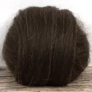 Faroe Island Top (Natural Black) 100g Wool Roving Spinning Fibre