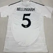 JUDE BELLINGHAM #5 ADIDAS REAL MADRID 24/25 HOME JERSEY MENS XXL Fan Editing