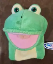 Mary Meyer FROG plush hand puppet NWT 8"