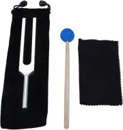 432 Hz Tuning Fork Set with Silicone Hammer for Stress Relief and Relaxation