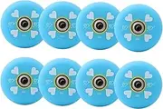 8 Pack Inline Skate Wheels 62mm/64mm/68mm/70mm/72mm/76mm/80mm x 24mm Roller Hockey Replacement Wheels with Bearings for Roller Board Bag/Luggage Suitcase