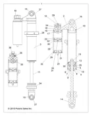 Polaris Asm., Piston, Genuine OEM Part 1800433, Qty 1