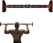 Leona Co Pull Up Bar - Support Strength Training Chin up Bar for Doorway without Screws, Portable Pullup Bar for Home Gym Exercise Fitness, Adjustable Width, Max Load 150kg