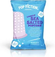 J.C.'S QUALITY FOODS Pop Fiction Lightly Sea Salted Popcorn, 80 G