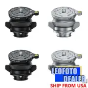 Leofoto LBQ-50S/LBQ-60S (Black/Silver) Leveling Base for LG/LQ Tripods