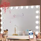 Smart Hollywood Vanity Mirror – 18 LED Lights, Bluetooth, USB, Wall/Table