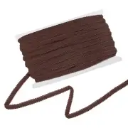 Gimp Braid Trim 1/2 Inch x 25 Yards Woven Trim Lace Ribbon Brown