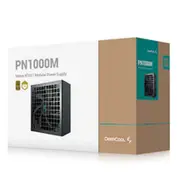 DeepCool PN1000M Gamer Storm Black Power Supply Unit, 135mm Fan, Japanese Bulk Capacitor, Active PFC + Half Bridge SRC LLC + DC to DC, ATX12V V3.1 R-PNA00M-FC0B-JGAU