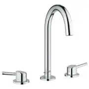 Grohe 2021700A Concetto 1.2 GPM Widespread Bathroom Faucet - Starlight Chrome
