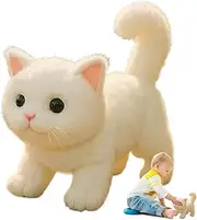 Robot Cat, Electric Fake Cat, Interactive Toys for Friends Girls Boys Son Daughter Family Home Offices Valentine's Day