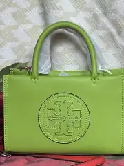 Tory Burch Ella Bio Mini Tote Crossbody ~NWT~ Wheatgrass