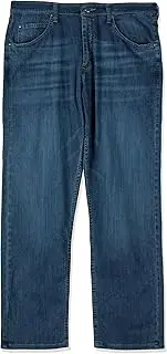 [Wrangler Authentics] Men's Classic 5-Pocket Relaxed Fit Flex Jean, Slate Flex, 34W x 36L