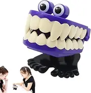 Walking Teeth Toy | Funny Fake Teeth Clockwork Toy,Teeth Props, Chattering Walking Toy Feet Knickknack, Gag Joke Toy for Halloween Gag Shows