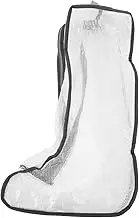 ERINGOGO Transparent Travel Boot Storage Bag with Zipper Outdoor Organizer for Shoes for Boot Protection Design