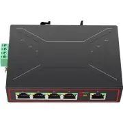 DIEWU Industrial Ethernet 10/100M Signal RJ45 VLAN Network Switch Controller