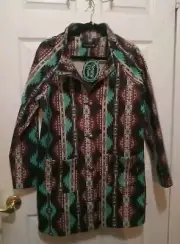 Sterling Kreek Aztec Western Rugged Ranch Jacket, NWT Medium