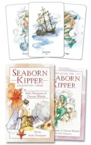 SEABORN KIPPER SET Card Deck Book Kit tarot oracle mermaid watercolor magic