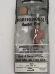 1/4" Cove Router Bit with 1/4" Shaft, B&D 59054