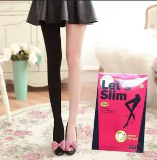 現貨 Lets slim 200D瘦腿壓力褲襪