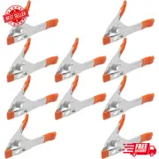 10-Piece 4" Inch Spring Clamp, Spring Metal Spring Clamps, 1.5"-Inch Jaw Opening