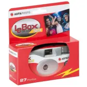 1 Pack Agfa LeBox Disposable Film Camera 400-27 Flash Single Use Exp Date: 5/23