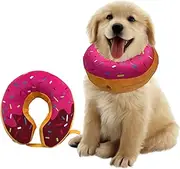 Dog Neck Donut Collar - Inflatable Dog Donut Collar for After Surgery - Elizabethan Collar for Dogs, Dog Inflatable Recovery Collar, Dog Doughnut Collar (Medium)