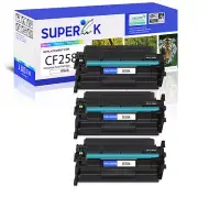 3PK CF258A Toner for HP LaserJet Pro M404n M404dn M404dw MFP M428fdn With Chip