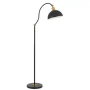 Brevik Black Floor Lamps Modern Brass Metal Lights Telbix Lighting