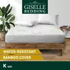 Giselle Water-resistant Mattress Protector King Bamboo Fiber Cover Fully Fitted