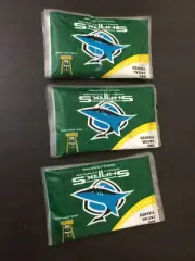 nrl cronulla sharks sutherland tissues 3 packets afl football rugby footy afl