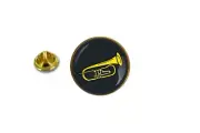 pins pin's badge metal lapel hat button trumpet