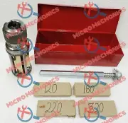 MOTORCYCLE , ATV SMALL BLOCK CYLINDER HONE KIT 2" to 3" + 4 SETS STONES