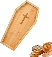 Halloween Plates - Halloween Serving Trays, Decorative Chopping Board | Pumpkin Shaped Charcuterie Board with Cartoon Coffin, Innovative Shape Appetizer Plates, Hal Supplies