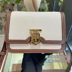 BURBERRY 博柏利 THOMAS 帆布包 TB鎖扣 小號郵差包 斜挎包 80393651