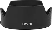 ANKROYU Camera Lens Shade, Plastic Camera Lens Hood Shade, Lens Hood Vented, Camera Lens Protector, Camera Lens Hood Cover, for EF S 18-135mm F / 3.5-5.6 is USM