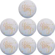 [GAROZATION] Button Badge Happy Birthday Decorations Happy Birthday Birthday Pin for Women Gender Reveal Button Pin Tinplate Brooch Party Favors Birthday Badge for
