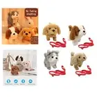 Electronic Pet Plush Dog Interactive Walking Tail Wagging for Kids