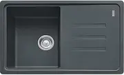 [FRANKE] 114.0306.547 Granite Kitchen Sink with Double Bowl, Graphite