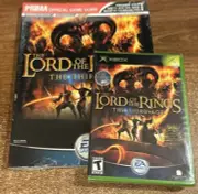 XBOX - THE LORD OF THE RINGS: Third Age GAME & PRIMA STRATEGY GUIDE Sealed!