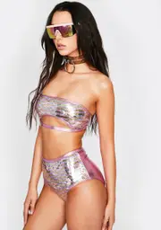 Candy Blind Sensation Sequin Bikini Set