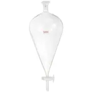 3000ml Separating Funnel, Borosilicate Glass Separatory Funnel with 24/29 Joints