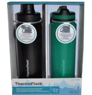 ThermoFlask Double Wall Vacuum Insulated Stainless Steel Water Bottles 710ml