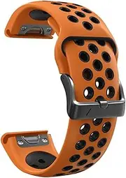 [ISOUDE] 22/26mm Watchbands For Garmin Fenix 6 6X Pro 5 5X Plus 3HR MK2 Smart Watch Silicone Band Fenix 7X 7 6X Quick Easyfit Wrist Strap