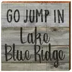 Lake Blue Ridge Georgia Home Decor Sign Printed On Real Wood TOW1-HAP6D-C-1