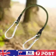 Rubber Camping Rope 30/60/90cm with Hooks Luggage Packing Rope Elastic Tie Strap