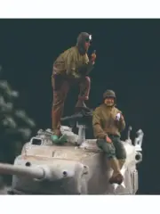 Resin 1/72 Diorama Miniature Toys U.S. Army Armored Vehicle Commander Soldiers