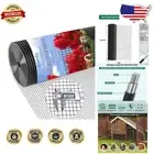 Heavy-Duty 24x50ft Black PVC Coated Chicken Wire - Safe & Sturdy Protection