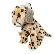 Destination Nation Wild Cat Realistic Cheetah Stuffed Animal Plush NWT